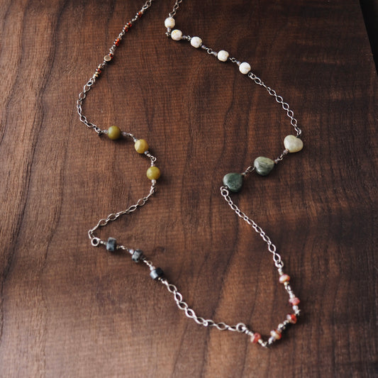 Switchback Gemstone Necklace No.1