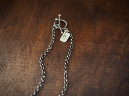 Red Jasper + Silver Valley Spinner Necklace