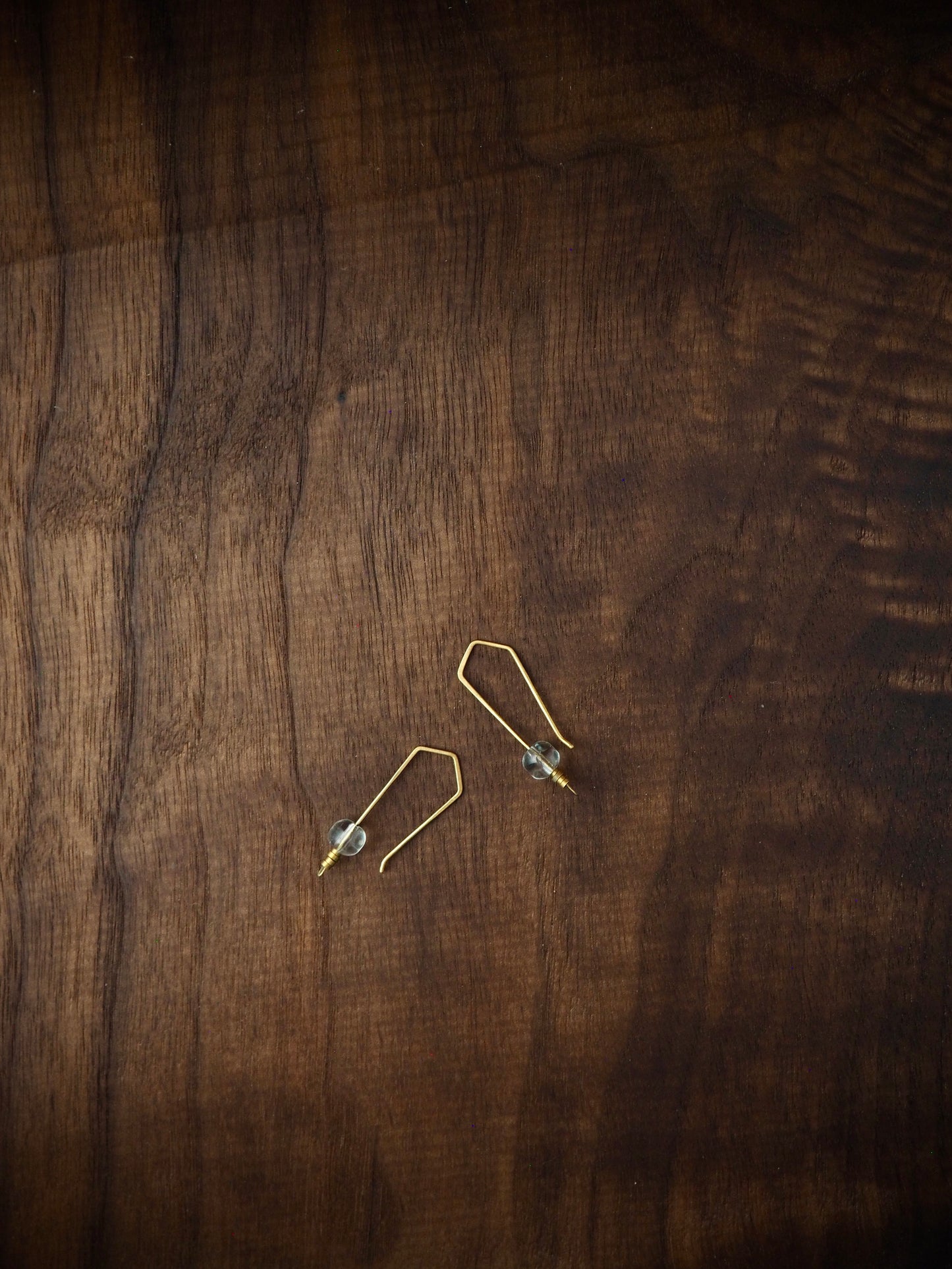 Trail Blazer Clear Quartz Earrings