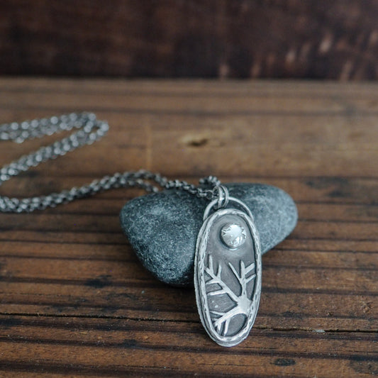 Essence of Snow Curio Necklace #6