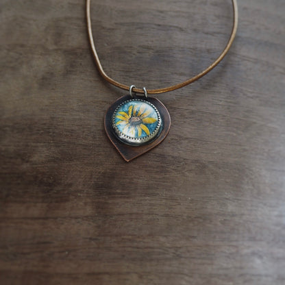 Rudbeckia n’Capsule Cord Necklace #1