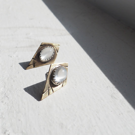 Essence of Snow Fractal Studs #3