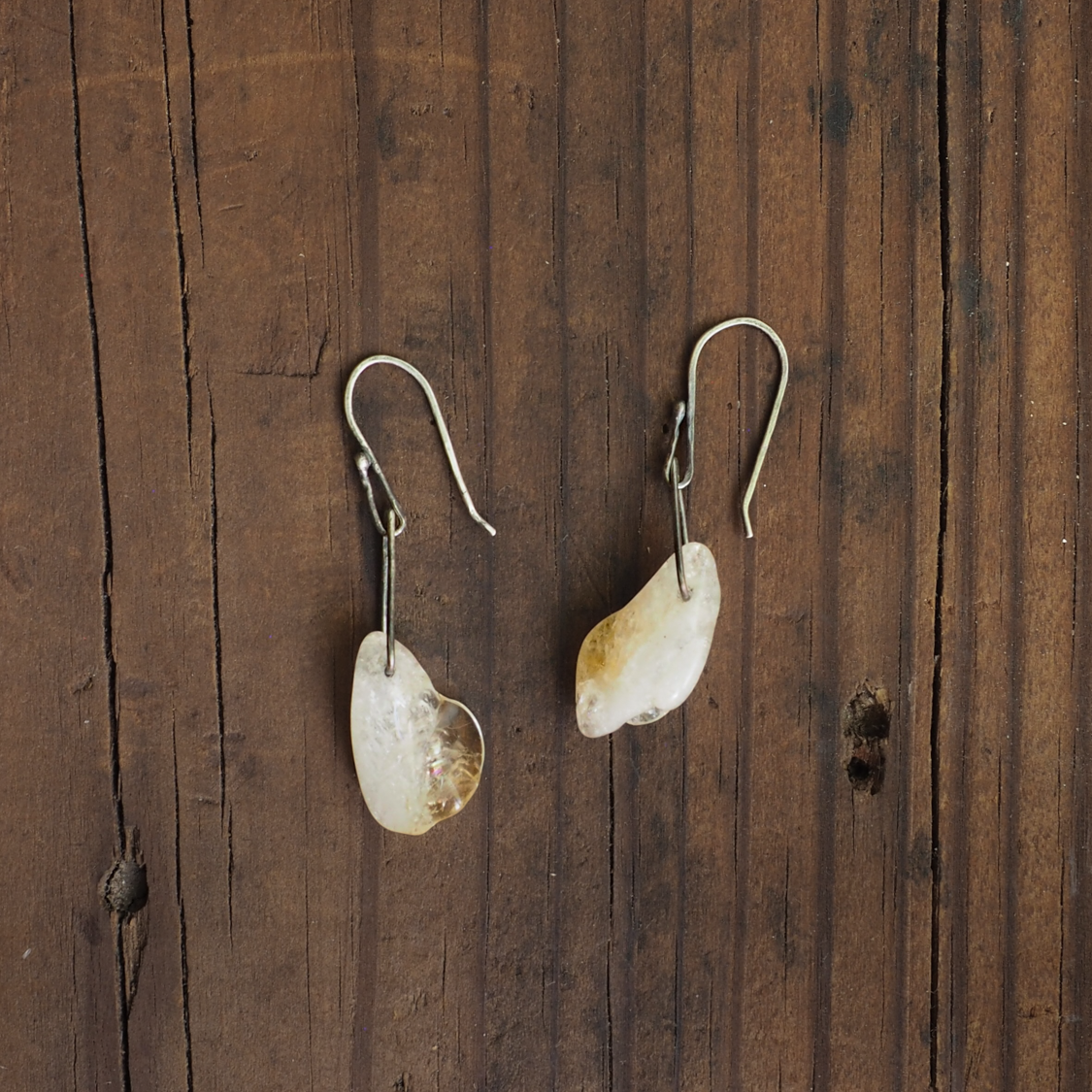 Citrine Nugget Dangles #5