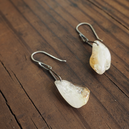 Citrine Nugget Dangles #5