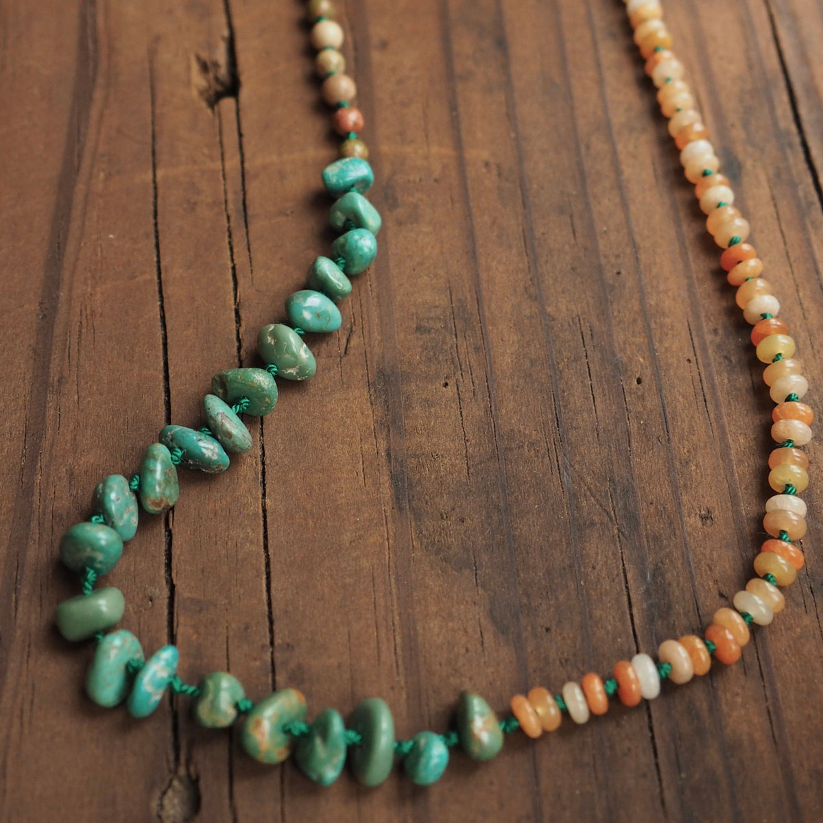 Gemstone Tether Necklace #4