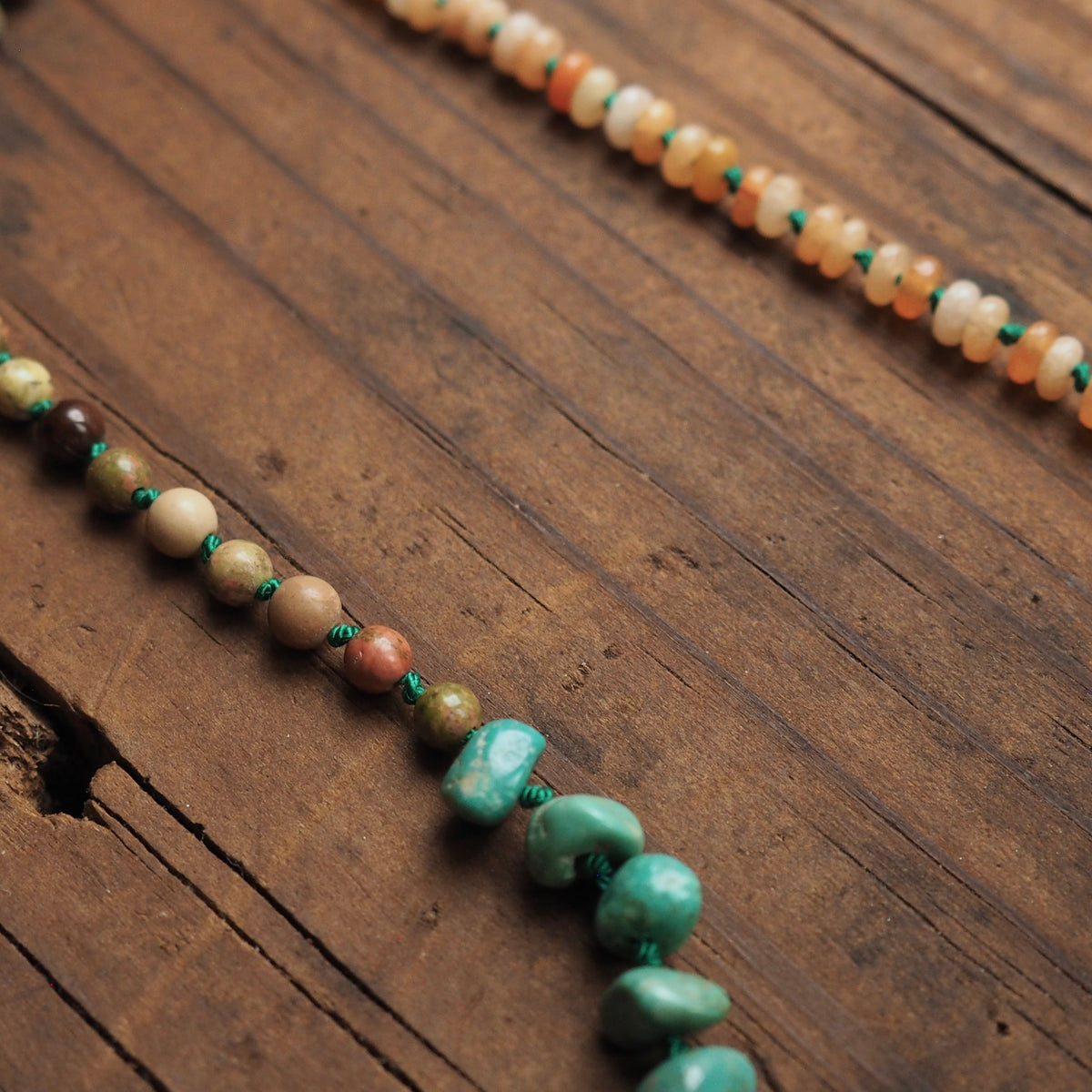 Gemstone Tether Necklace #4