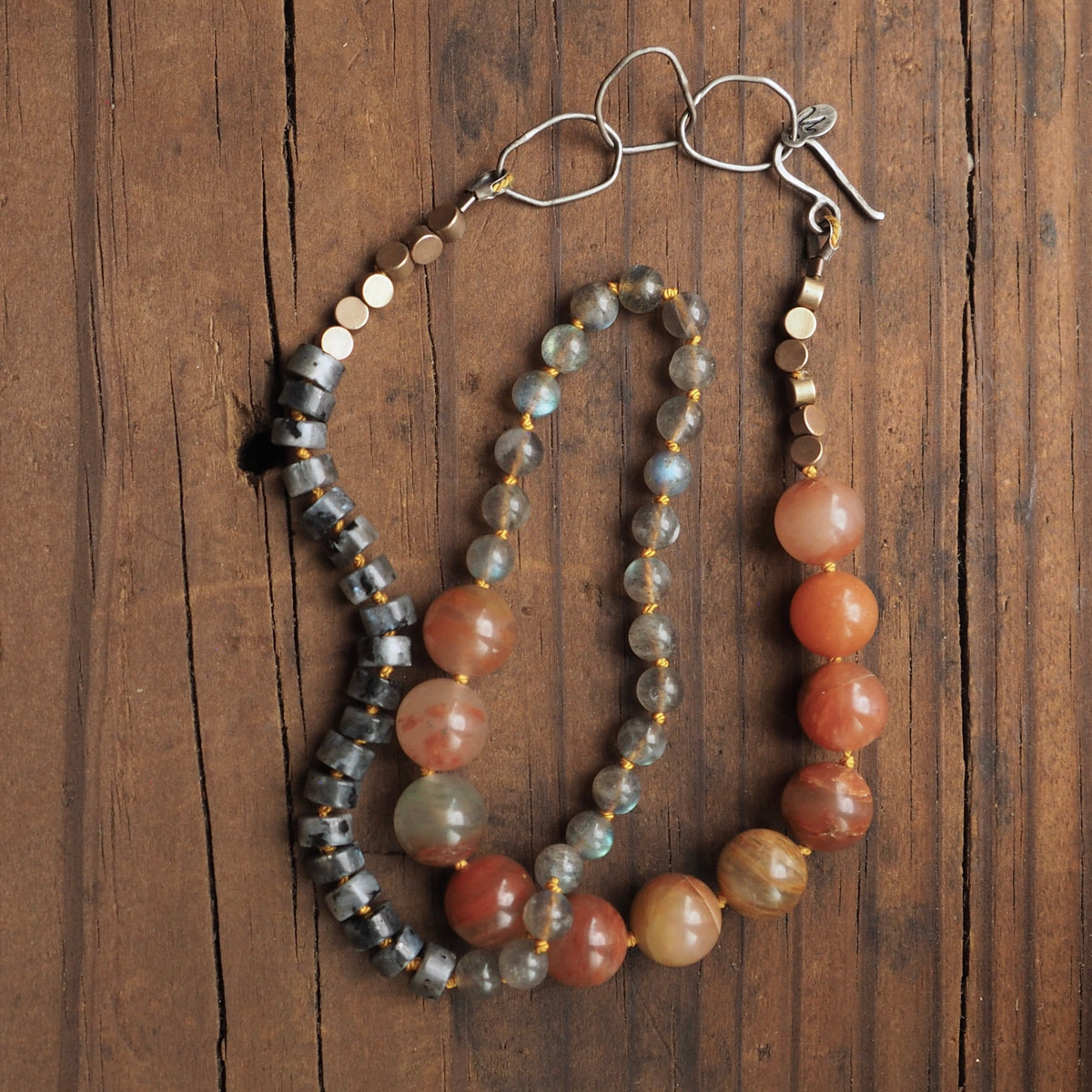 Gemstone Tether Necklace #3