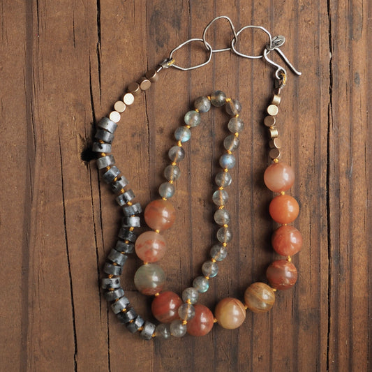 Gemstone Tether Necklace #3