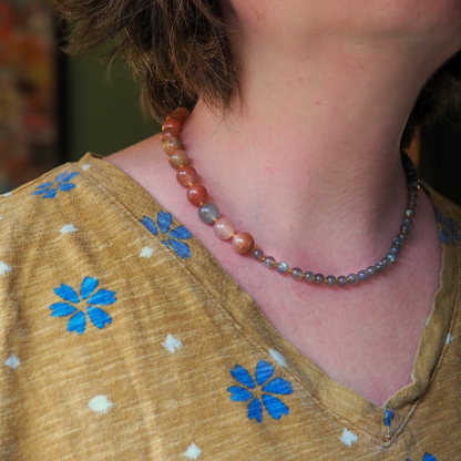 Gemstone Tether Necklace #3