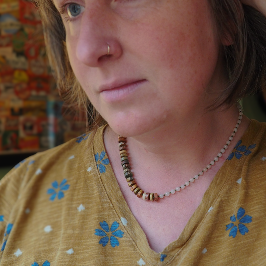 Gemstone Tether Necklace #5